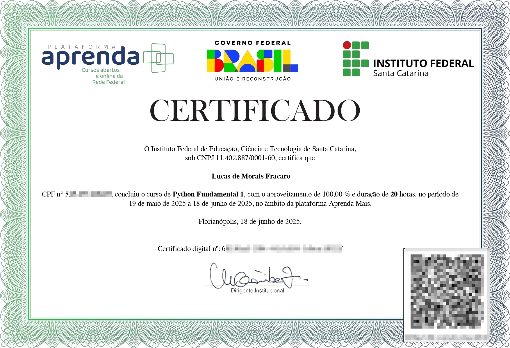 Certificado Python Fundamental